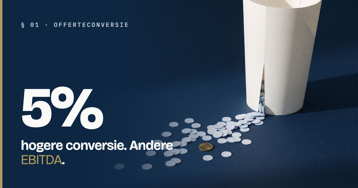 De Last Mile-wet: hoe een hogere offerteconversie uw jaaromzet én uw EBITDA verandert