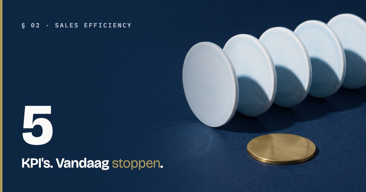 Vijf sales-KPI’s die u vandaag kunt stoppen met meten