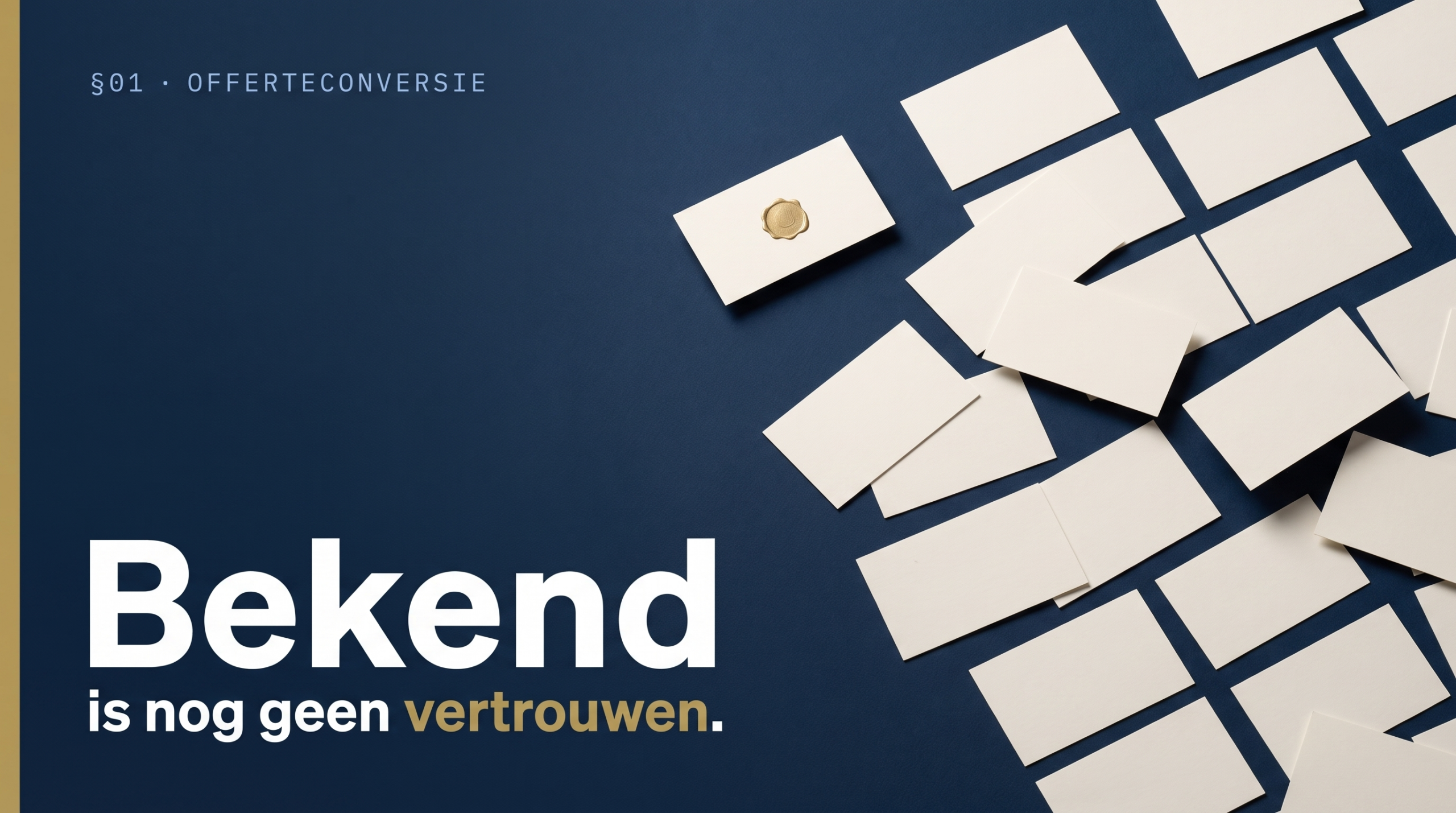 Bekendheid is geen vertrouwen: wat het grote marketingdebat betekent voor uw laatste mijl